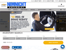 Tablet Screenshot of nimnichtchevyjacksonville.com